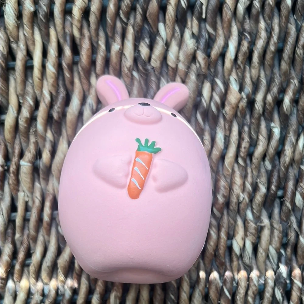 Pink Bunny Dog Toy